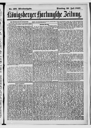 Königsberger Hartungsche Zeitung on Jul 20, 1897