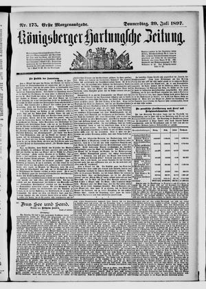 Königsberger Hartungsche Zeitung vom 29.07.1897