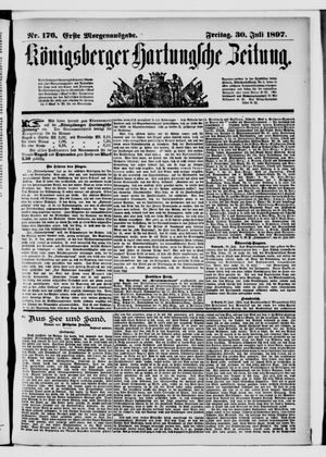 Königsberger Hartungsche Zeitung on Jul 30, 1897