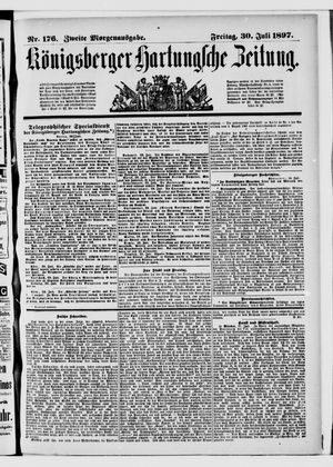 Königsberger Hartungsche Zeitung on Jul 30, 1897