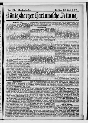 Königsberger Hartungsche Zeitung on Jul 30, 1897