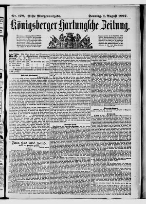 Königsberger Hartungsche Zeitung vom 01.08.1897