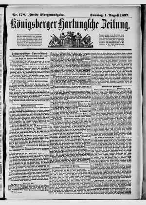Königsberger Hartungsche Zeitung vom 01.08.1897