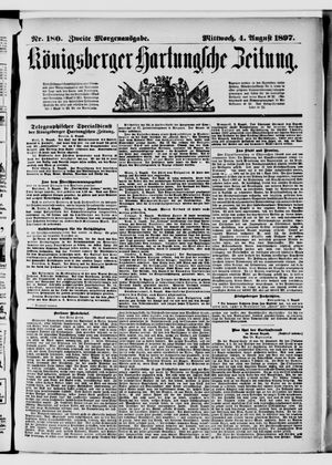 Königsberger Hartungsche Zeitung vom 04.08.1897