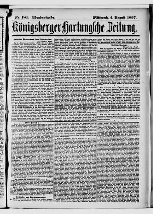 Königsberger Hartungsche Zeitung vom 04.08.1897