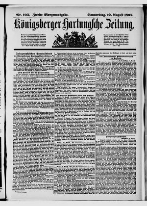 Königsberger Hartungsche Zeitung vom 19.08.1897