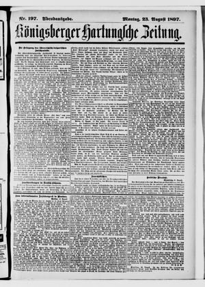 Königsberger Hartungsche Zeitung on Aug 23, 1897