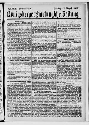 Königsberger Hartungsche Zeitung on Aug 27, 1897