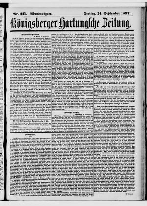 Königsberger Hartungsche Zeitung vom 24.09.1897