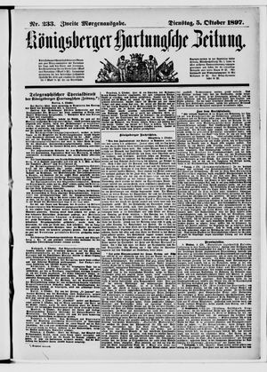 Königsberger Hartungsche Zeitung vom 05.10.1897