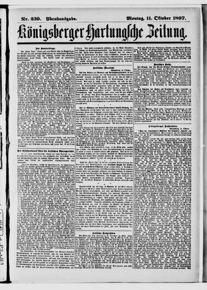 Königsberger Hartungsche Zeitung vom 11.10.1897