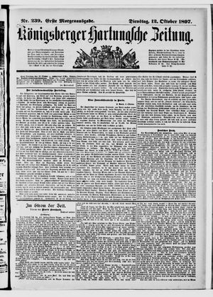 Königsberger Hartungsche Zeitung vom 12.10.1897