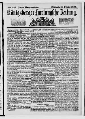 Königsberger Hartungsche Zeitung vom 13.10.1897