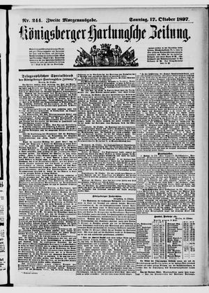 Königsberger Hartungsche Zeitung vom 17.10.1897