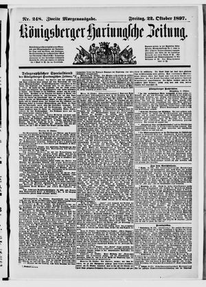 Königsberger Hartungsche Zeitung vom 22.10.1897