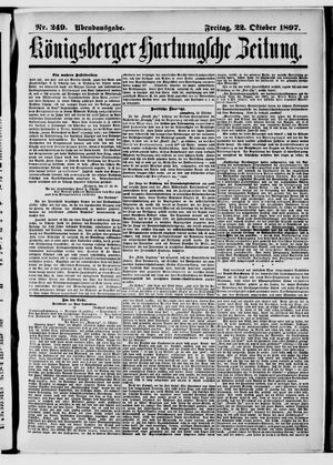 Königsberger Hartungsche Zeitung vom 22.10.1897