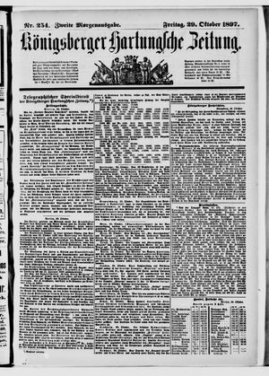 Königsberger Hartungsche Zeitung on Oct 29, 1897