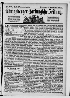 Königsberger Hartungsche Zeitung vom 02.11.1897