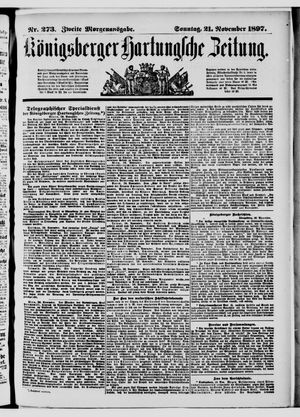 Königsberger Hartungsche Zeitung on Nov 21, 1897