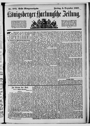 Königsberger Hartungsche Zeitung on Dec 3, 1897