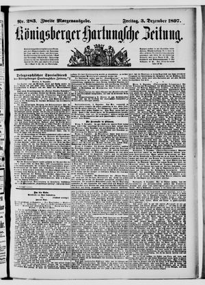 Königsberger Hartungsche Zeitung on Dec 3, 1897