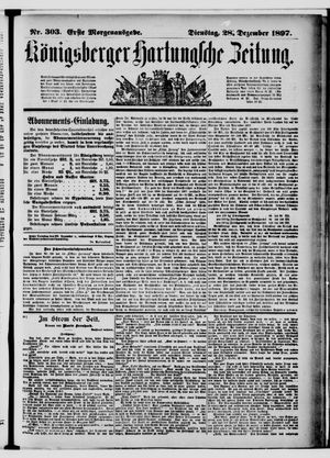 Königsberger Hartungsche Zeitung vom 28.12.1897