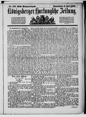 Königsberger Hartungsche Zeitung vom 02.07.1898
