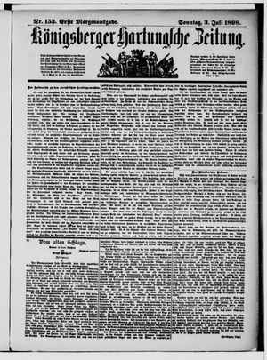 Königsberger Hartungsche Zeitung vom 03.07.1898
