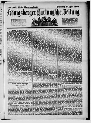 Königsberger Hartungsche Zeitung vom 12.07.1898
