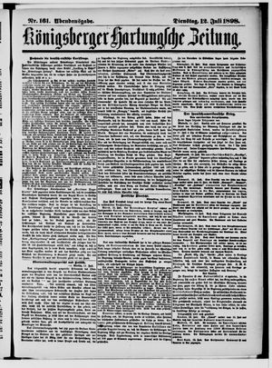 Königsberger Hartungsche Zeitung vom 12.07.1898