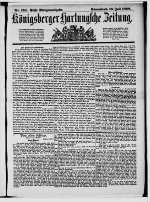 Königsberger Hartungsche Zeitung on Jul 16, 1898