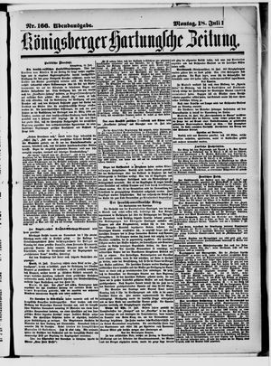 Königsberger Hartungsche Zeitung vom 18.07.1898
