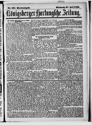Königsberger Hartungsche Zeitung on Jul 20, 1898