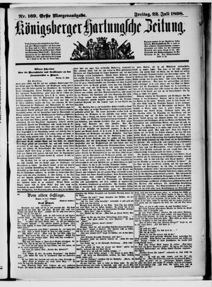 Königsberger Hartungsche Zeitung vom 22.07.1898