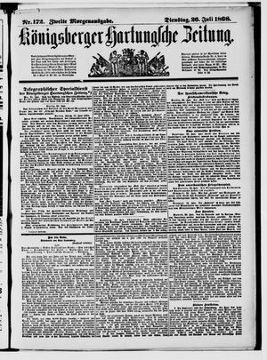 Königsberger Hartungsche Zeitung vom 26.07.1898