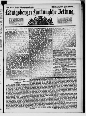 Königsberger Hartungsche Zeitung vom 27.07.1898