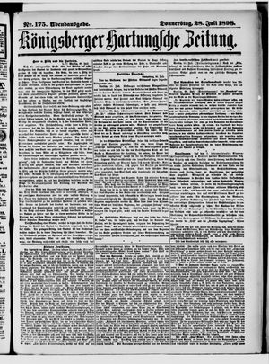 Königsberger Hartungsche Zeitung vom 28.07.1898