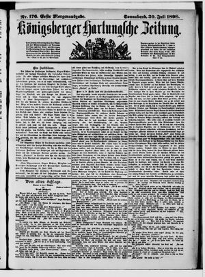 Königsberger Hartungsche Zeitung vom 30.07.1898