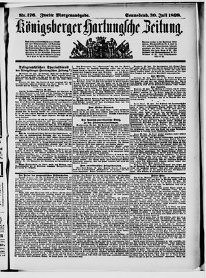 Königsberger Hartungsche Zeitung vom 30.07.1898