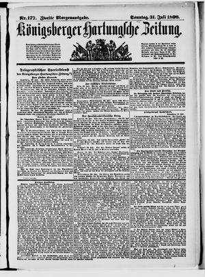 Königsberger Hartungsche Zeitung vom 31.07.1898