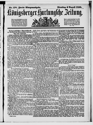 Königsberger Hartungsche Zeitung vom 02.08.1898