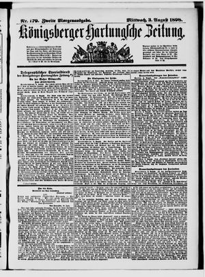 Königsberger Hartungsche Zeitung vom 03.08.1898