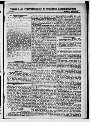 Königsberger Hartungsche Zeitung on Aug 3, 1898