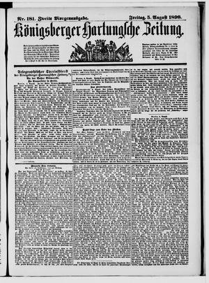 Königsberger Hartungsche Zeitung vom 05.08.1898