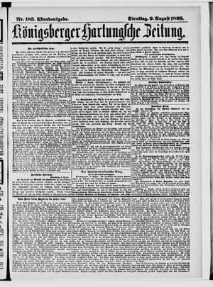 Königsberger Hartungsche Zeitung on Aug 9, 1898