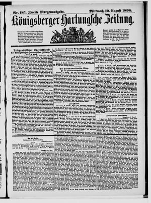 Königsberger Hartungsche Zeitung vom 10.08.1898