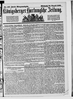 Königsberger Hartungsche Zeitung vom 24.08.1898