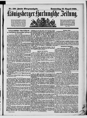 Königsberger Hartungsche Zeitung on Aug 25, 1898