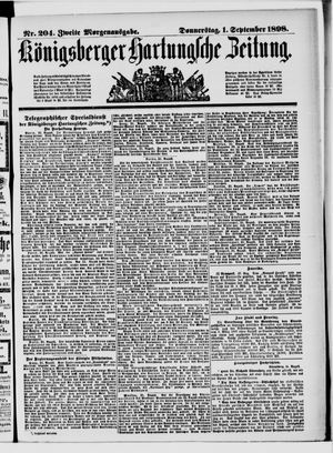 Königsberger Hartungsche Zeitung on Sep 1, 1898