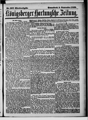 Königsberger Hartungsche Zeitung on Sep 3, 1898